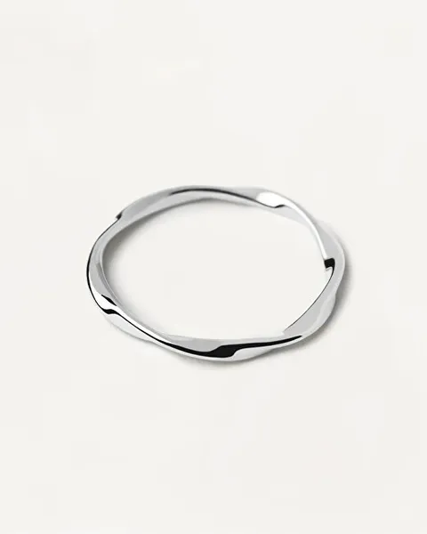 Minimalist silver ring SPIRAL Silver AN02-804