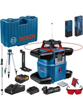 Cordless rotary laser GRL 600 CHV Professional, 18Volt, with construction tripod