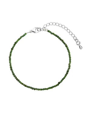Beaded Bracelet with Green Stones 43055.3 Green