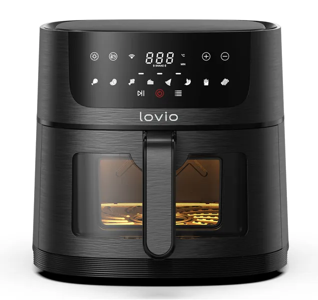 Lovio LVAF002BK PureFry XL Smart 6L Black