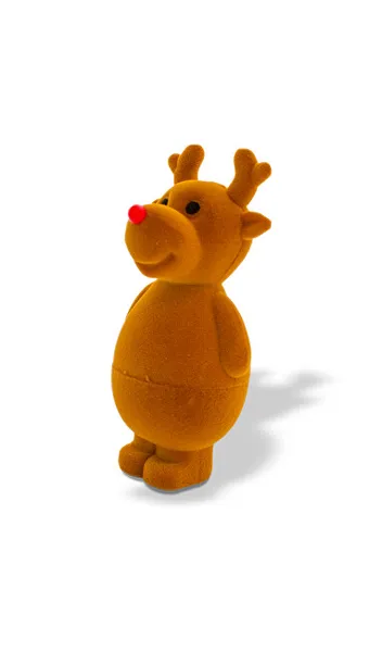 Suede gift box Reindeer KDET24
