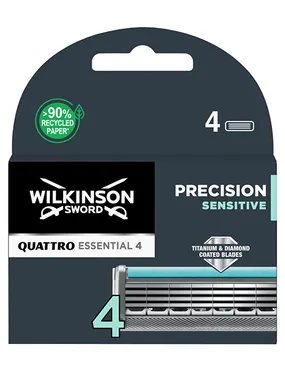 Spare head Quattro Essential Precision Sensitiv e 4 pcs