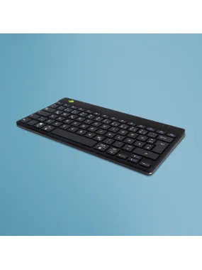 R-Go Tools Ergonomiska tastatūra R-Go Compact Break, kompakta tastatūra ar pārtraukuma programmatūru, QWERTZ (DE), Bluetooth, melna