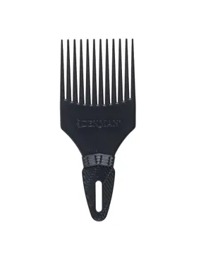 D17 Curl Volumizer afro pick comb for curl enhancement Black