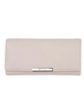Women's leather wallet 7066 stone