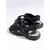 Comfortable men's black velcro sandals