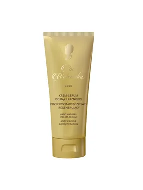 Gold anti-wrinkle and regenerating cream-serum for hands and nails 75ml
