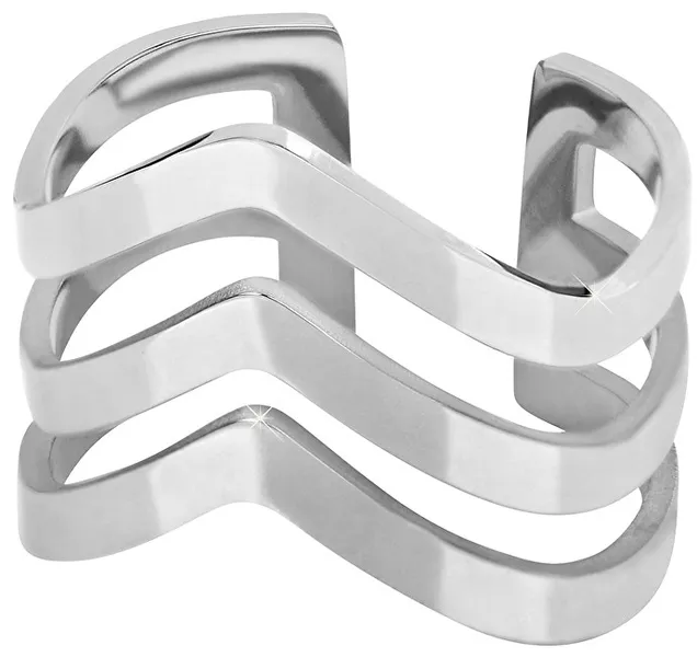 Elegant triple steel ring