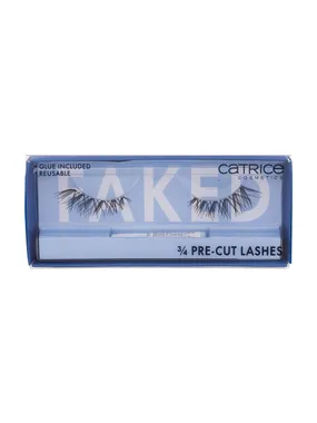 Faked 3/4 Pre-Cut Lashes False Eyelashes , 1pc