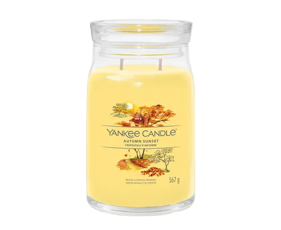 Aromatic candle Signature glass large Autumn Sunset 567 g