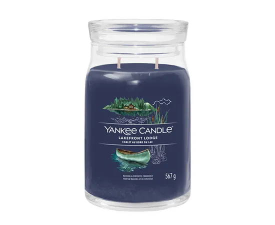Aromatic candle Signature glass large Lakefront Lodge 567 g