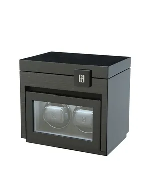 Paul Design Watch Winder Gentlemen 2+3 Black Apricot 20093