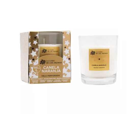 Cinnamon and Orange scented candle 120g