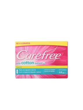 Carefree With Cotton Extract Fresh Pantyliners 44 Units