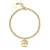 Charming gold-plated bracelet Lucky Light Four-leaf clover SKT46