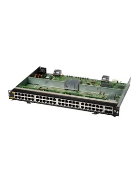 Aruba, a Hewlett Packard Enterprise company Aruba 6400 48-port 1GbE Class 4 PoE & 4-port SFP56 v2 network switch module Gigabit Ethernet