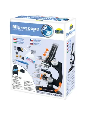 100, 200, 450 x microscope
