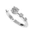 Elegant open ring with Sunburst zircons JUBR01408JWRH