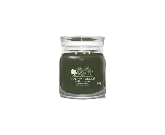 Silver Sage & Pine Signature Candle ( stříbrná šalvěj a borovice ) - Vonná svíčka, 368g, 368.0g