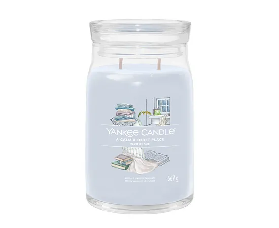 Aromatic candle Signature large glass A Calm & Quiet Place 567 g