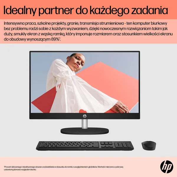 HP AIO 24-cr0005nw Ryzen 5 7520U 23,8"FHD AG IPS 8GB_DDR5 SSD512 Radeon 610M Win11 2Y Shell White