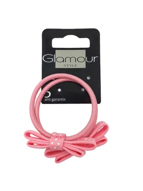 Hair elastics with a bow 2 pcs
