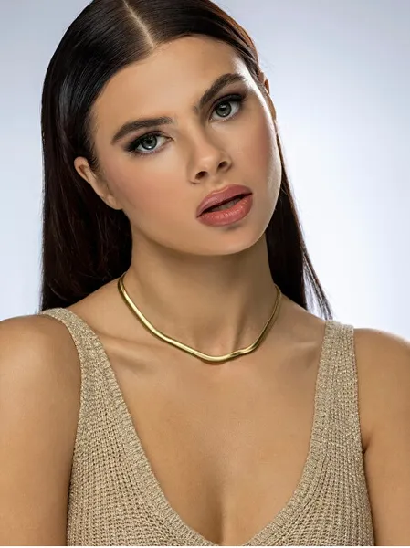 Timeless gold-plated chain Lainey Gold Necklace MCN23099G