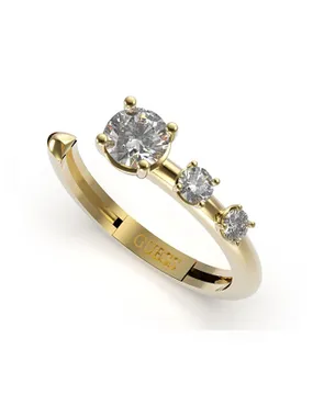 Elegant open ring with Sunburst zircons JUBR01408JWYG