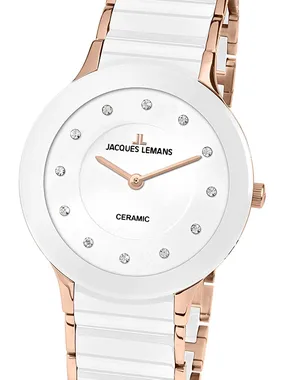 Jacques Lemans 1-1856H Dublin Ceramic Ladies Watch 32mm 5 ATM