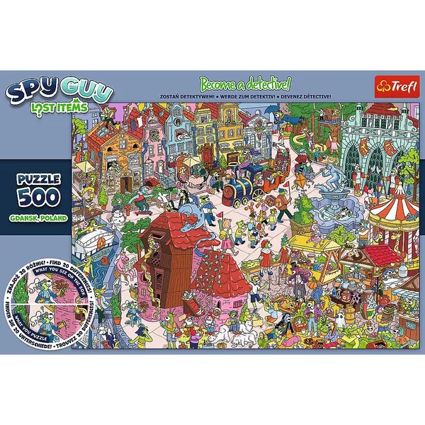 Puzzles 500 elements Spy Guy Lost Items Gdansk, Poland