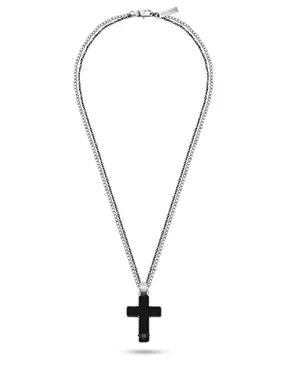 Double Men's Bicolor NeckLation Hinged Peagn2211602