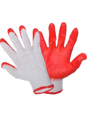 L210609W Coated protective gloves, vamp, 9, CE, 12 pairs, LahtiPro