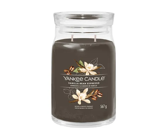 Aromatic candle Signature large glass Vanilla Bean Espresso 567 g