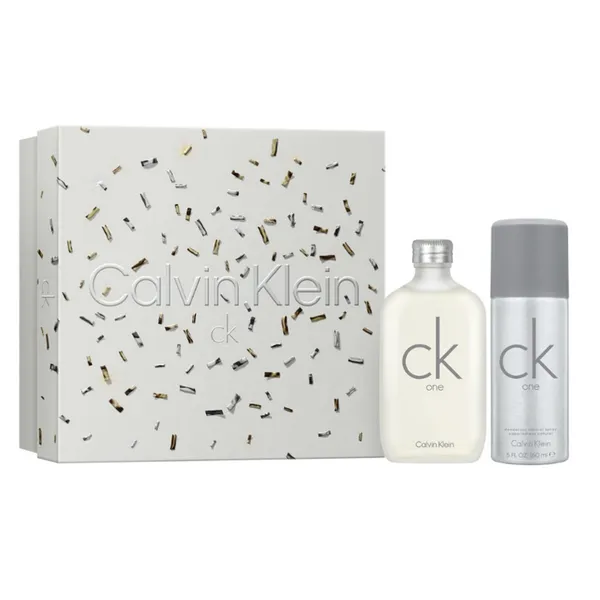 CK One set eau de toilette spray 100ml + deodorant spray 150ml