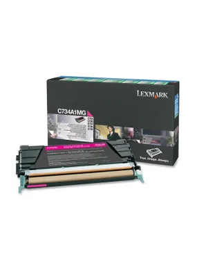 Lexmark C734A1MG tonera kasetne 1 gab. Oriģinālā Magenta