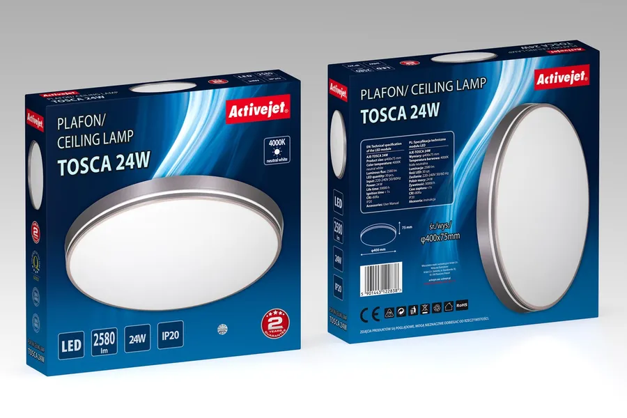 Activejet LED griestu gaisma AJE-TOSCA 24W