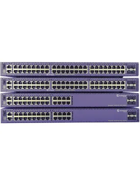 Extreme networks X450-G2-48P-10GE4-BASE Managed L2/L3 Gigabit Ethernet (10/100/1000) Power over Ethernet (PoE) 1U Violet