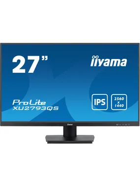iiyama ProLite XU2793QS-B6 datora monitors 68,6 cm (27") 2560 x 1440 pikseļi 2K Ultra HD LED melns