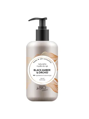 Home & SPA Collection Natural Hand Hand Soap Black Amber & Orchid 300ml