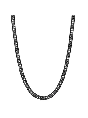 DISTINCTIVE Black NeckLace Made of Naxos Steel BNX03