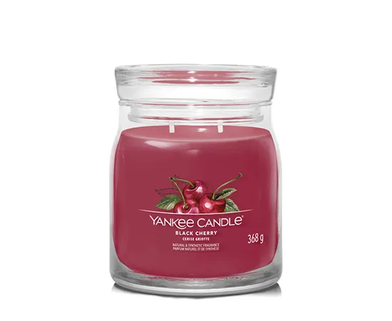 Aromatic candle Signature glass medium Black Cherry 368 g