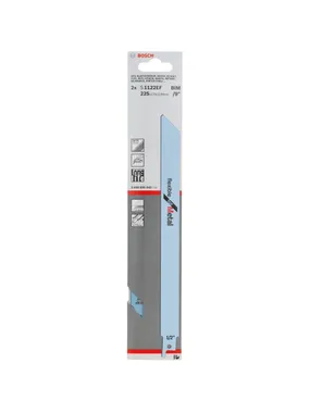 Reciprocating saw blade S 1122 EF Flexible for Metal, 2 pieces