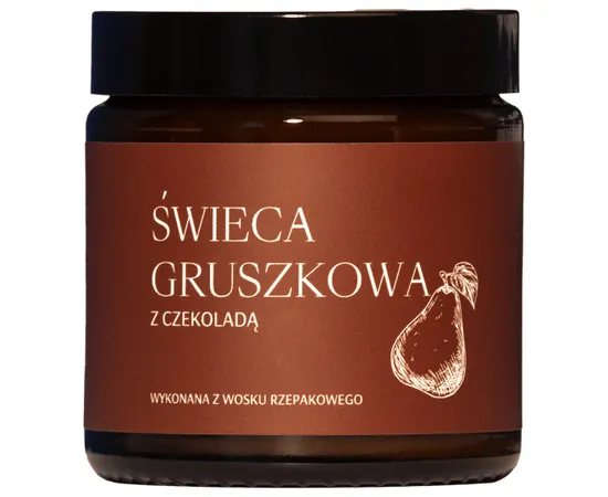 Pear candle with chocolate 120ml