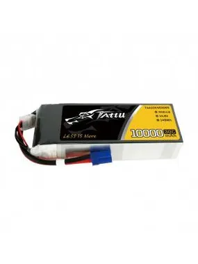 TATTU 10000mAh 14.8V 30C 4S1P Lipo Battery Pack with EC5