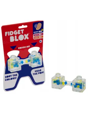 Spinner Fidget Blox Squish Me Blue