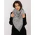 Women's gray Scarf shawl / scarf / cowl