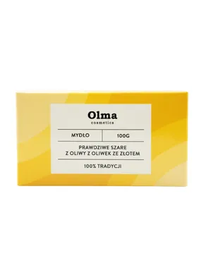 Real gray olive oil soap with gold 100g