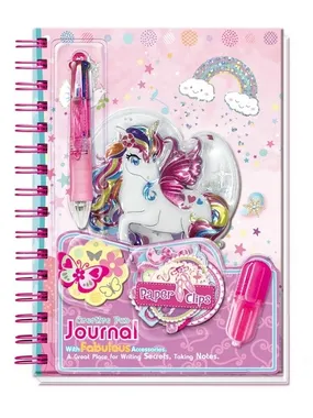 Pecoware Spiral Diary - Unicorn Rainbow