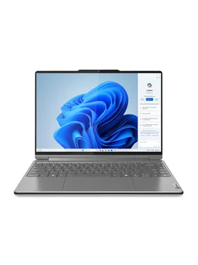 Lenovo Yoga 9 2-in-1 Intel Core Ultra 7 155H Hybrid (2-in-1) 35,6 cm (14") skārienekrāns 2,8K 32 GB LPDDR5x-SDRAM 512 GB SSD Wi-Fi 6E (802.11ax) Windows 11 Home Pelēks