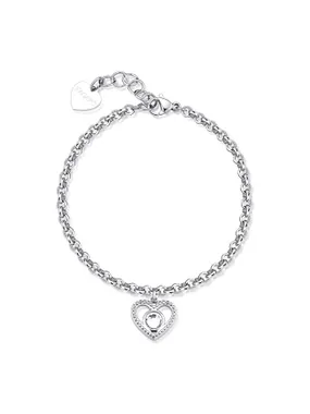Romantic Steel Heart Bracelet Lucky Light SKT41